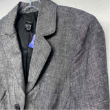 Ann Taylor Women's Size 8-M Gray Tweed Blazer Jacket