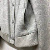 Nordstrom Signature Women's Size S Gray Tweed Button Down Jacket