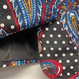 Joni B. Women's Size S Black-Multi Pattern Button Up Jacket