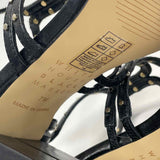 White House Black Market Size 7 Women's Black Studs High Heel Sandals