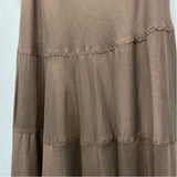 CP Shades Size Xl Women's Brown Solid Maxi Dress