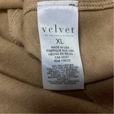 Velvet by Graham Spencer Women's Size Xl Tan Solid Button Up Jacket