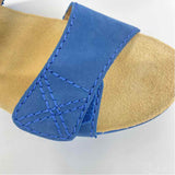 Dansko Size 39-8.5 Women's Blue Solid Strappy Sandals