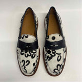 Taft Shoe Size 41.5- 8.5 White-Black Leather Men's Men's Shoes