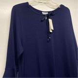 Tommy Bahama Size Xl Women's Navy Solid Shift Dress