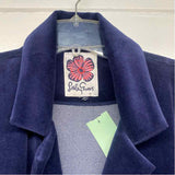 Lesley Evers Women's Size Xl Navy Solid Blazer Jacket