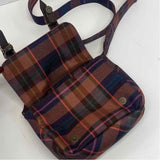 Herschel Supply Co. Purple-Multicolor Fabric Plaid Crossbody Handbag