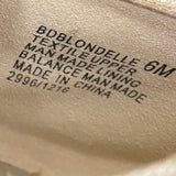 Bandolino Size 6 Women's Beige Shimmer Flats Shoes
