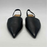 Franco Sarto Size 7.5 Women's Black Solid Slingback Shoes
