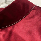 Lafayette 148 Size M Women's Burgundy Solid Pullover Sleeveless Top