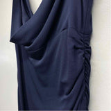 Selina Size 8-S Women's Blue Solid Sheath Dress