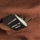 Frye Brown Leather Solid Shoulder Handbag