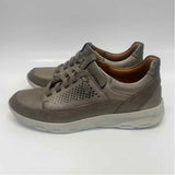 Rockport Size 8 Women's Taupe Shimmer Lace Up Sneakers