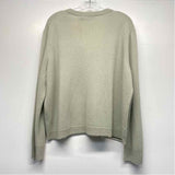 Jenni Kayne Size XXL Women's Light Green Solid Pullover Sweater