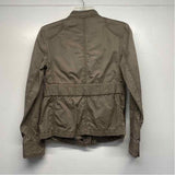 Ann Taylor Loft Women's Size 0-XS Taupe Solid Utility Jacket