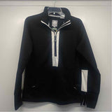 Sunice Size M Women's Black-White Color Block Windbreaker Activewear Top