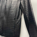 Lafayette 148 Women's Size 8-M Black Solid Zip Mock Neck Jacket