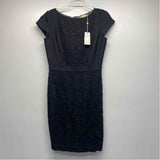 Tory Burch Size 6-S Women's Black Solid Sheath Dress
