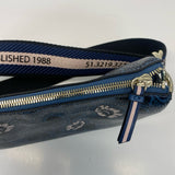 Ted Baker Blue-Multicolored Leather Floral Crossbody Handbag