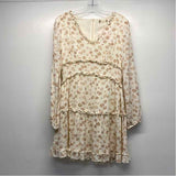 Altar'd State Size L Women's beige- brown Floral Empire Waist Dress