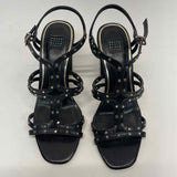 White House Black Market Size 7 Women's Black Studs High Heel Sandals
