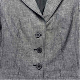 Ann Taylor Women's Size 8-M Gray Tweed Blazer Jacket