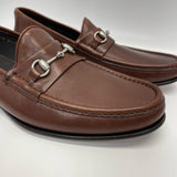 Allen Edmonds Men's 12 Solid Brown Leather Loafer Shoes