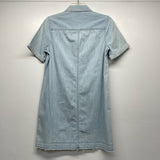 Adriano Goldschmied Size M Women's Light Blue Washed Button Up Dress