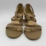 Sam Edelman Size 8.5 Women's Beige Solid Strappy Sandals