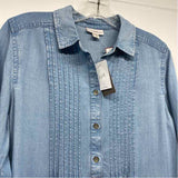 J.Jill Size XS Women's Light Blue Shirt Dress