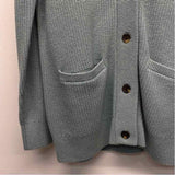 Kit + Ace Size M Women's Mint Solid Maxi-Button Up Sweater