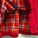 LL Bean Size 2x Women's Red Solid Button Up Shirt