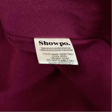 Showpo Size S-4 Women's Fuschia Floral Long Sleeve Dress