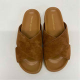 Tamara Mellon Size 7.5 Women's Brown Solid Slide Sandals