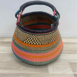 Alaffia Baskets Purple-Multicolor Savannah Grass Basket