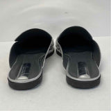 Franco Sarto Size 8.5 Women's Silver Solid Mules Shoes