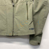Outdoor Research Women's Size XS Green Solid Zip Mock Neck Jacket
