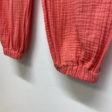 Elan Women's Size 8-M Coral Textured Jogger Pants