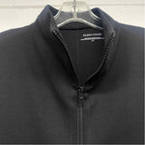 Eileen Fisher Women's Size S Black Solid Zip Mock Neck Jacket