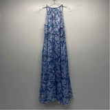 Tommy Bahama Size XS Women's Blue-Multi Pattern Maxi Dress