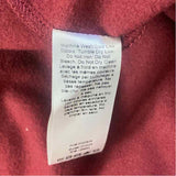 Beyond Yoga Women's Size Xl Burgundy Solid Drawstring Sweatshirt