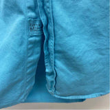 Frank & Eileen Est 1947 Size M Women's Aqua Solid Shirt Dress