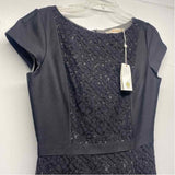 Tory Burch Size 6-S Women's Black Solid Sheath Dress