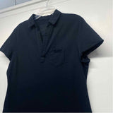 Frank & Eileen Est 1947 Size Xl Women's Black Solid T-Shirt Dress