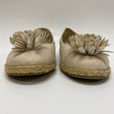 Bandolino Size 6 Women's Beige Shimmer Flats Shoes