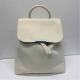 Rothy's Cream Fabric Cutout Backpack