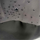SL Fashions Size 12-M Women's Black-Silver Beaded Shift Dress
