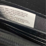 Betsey Johnson White-Black Faux Leather Hearts Zip Around Wallet