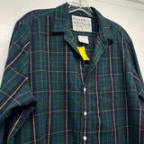 Frank & Eileen Est 1947 Size Xl Women's Green-Multi Plaid Button Up Shirt