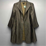 Eileen Fisher Women's Size S Silver Tweed Open Front Jacket